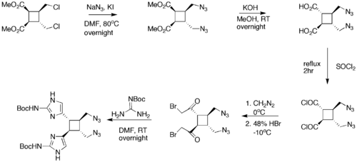 Total synthesis of Sceptrin‎, part 1